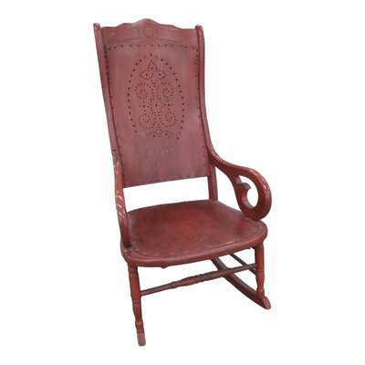 34421 Decorative Wooden Rocking Chair