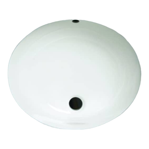 33438 Proflo White Undermount Bathroom Sink