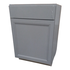 33973 Cloud Gray Base Cabinet 24"W