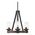 34309 Kichler Rustic Wood Chandelier