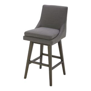 34488 Allen+Roth Gray 29.9-in"H Bar Stool