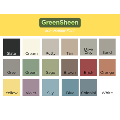 Green Sheen Green Sheen Paint Blue